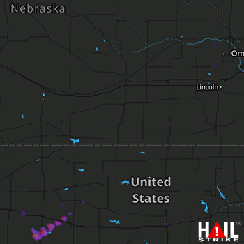 Hail Map Ellis, KS 09-25-2017