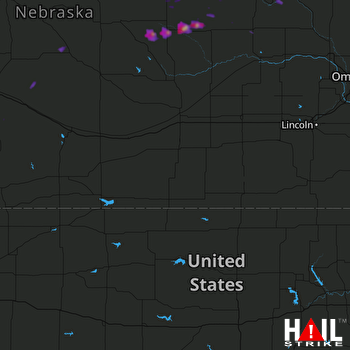 Hail Map Spalding, NE 10-06-2017