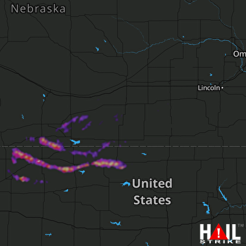 Hail Map Holdrege, NE 03-24-2018