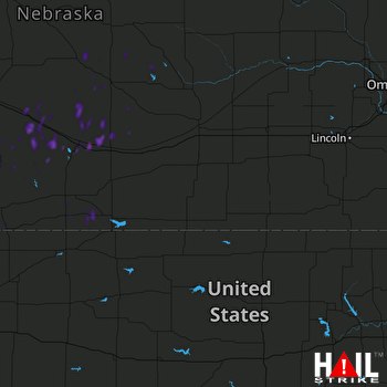 Hail Map Overton, NE 05-18-2018