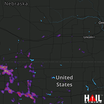 Hail Map Hays, KS 05-19-2018