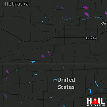 Hail Map Schuyler, NE 05-26-2018