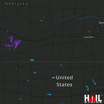 Hail Map Elwood, NE 05-28-2018