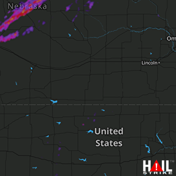 Hail Map Stapleton, NE 06-18-2018