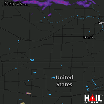 Hail Map Elgin, NE 06-28-2018