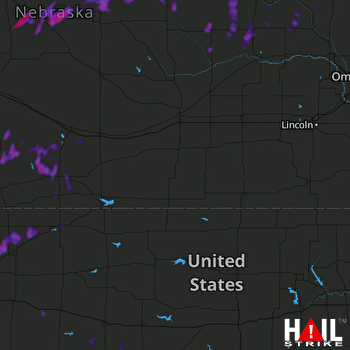 Hail Map Pierce, NE 06-30-2018