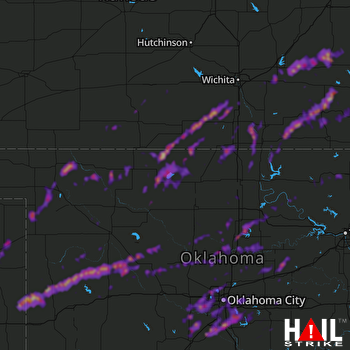 Hail Map Norman, OK 04-18-2019
