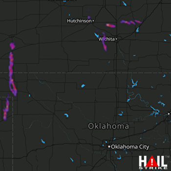 Hail Map Sedgwick, KS 08-07-2019