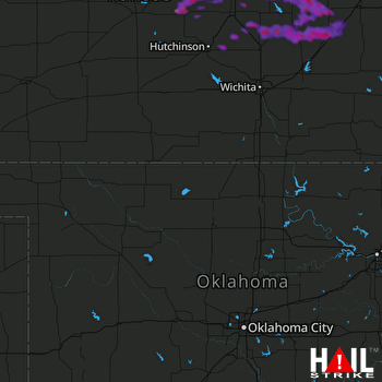 Hail Map Lindsborg, KS 09-28-2019