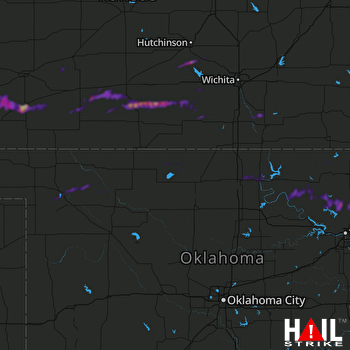 Hail Map Minneola, KS 03-24-2020