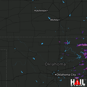 Hail Map Bartlesville, OK 04-24-2020