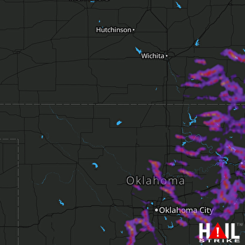 Hail Map Tulsa, OK 04-29-2020