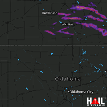 Hail Map Hutchinson, KS 05-03-2020