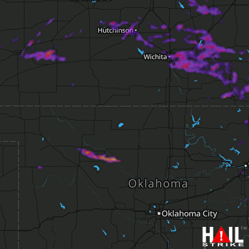 Hail Map Wichita, KS 05-15-2020