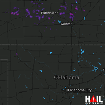 Hail Map Newton, KS 07-03-2020