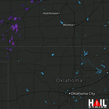 Hail Map Ashland, KS 07-19-2020