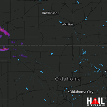 Hail Map Montezuma, KS 08-06-2020