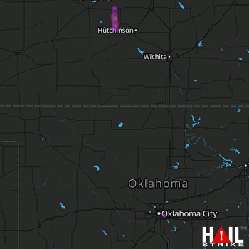 Hail Map Oklahoma City, OK 08-17-2020