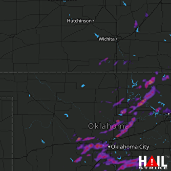Hail Map Norman, OK 09-01-2020