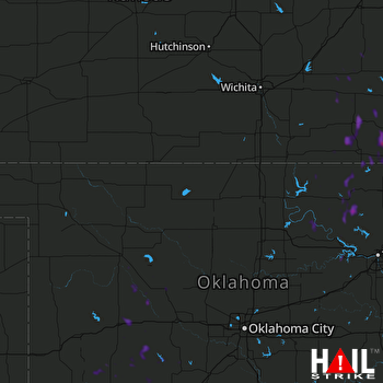 Hail Map Elk City, KS 09-08-2020