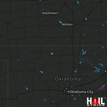 Hail Map Beggs, OK 11-14-2020