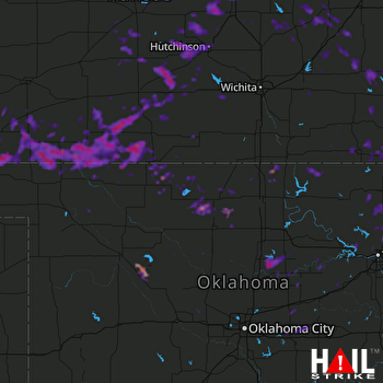 Hail Map Collinsville, OK 06-30-2017
