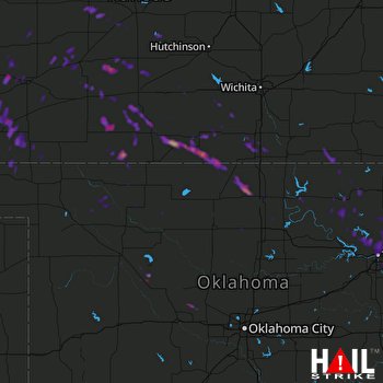 Hail Map Catoosa, OK 07-08-2017