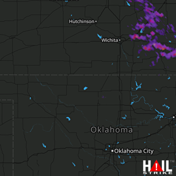 Hail Map El Dorado, KS 08-05-2017