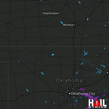 Hail Map Noble, OK 09-17-2017