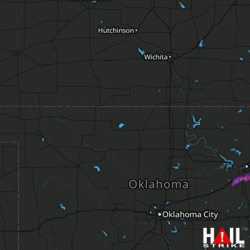 Hail Map Sapulpa, OK 03-27-2018
