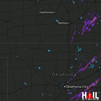Hail Map Seminole, OK 04-13-2018