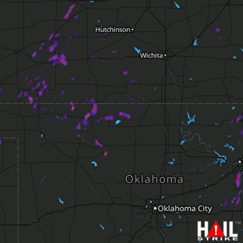 Hail Map Tulsa, OK 05-24-2018