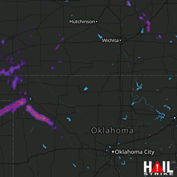 Hail Map Vici, OK 05-29-2018