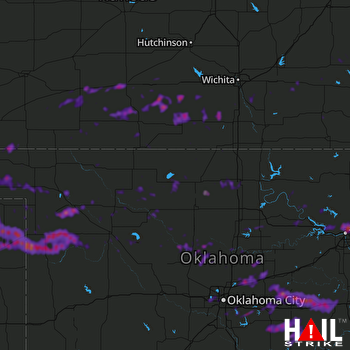 Hail Map Woodward, OK 05-31-2018