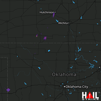 Hail Map South Hutchinson, KS 06-19-2018