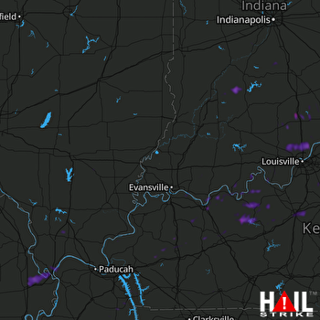 Hail Map Hardinsburg, KY 08-15-2018
