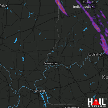 Hail Map Goshen, IN 05-17-2019