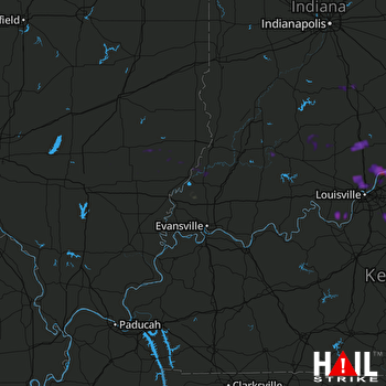 Hail Map Shelbyville, KY 05-24-2019