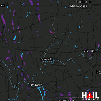 Hail Map Champaign, IL 05-26-2020
