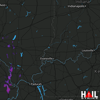 Hail Map Cape Girardeau, MO 05-28-2020