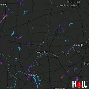 Hail Map Granite City, IL 05-29-2020