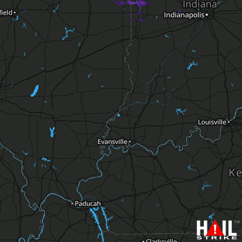 Hail Map Champaign, IL 06-27-2020