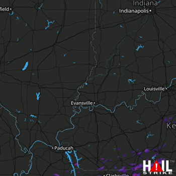 Hail Map Portland, TN 06-15-2017