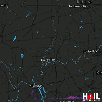Hail Map Franklin, KY 08-06-2017