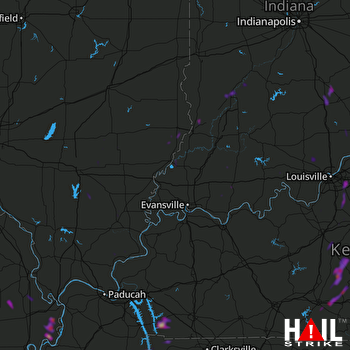 Hail Map Hardyville, KY 05-16-2018
