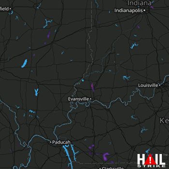 Hail Map Morgantown, IN 06-16-2018
