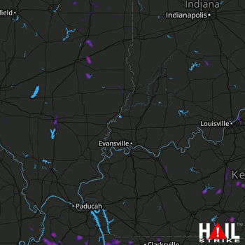 Hail Map Mount Vernon, IL 07-06-2018