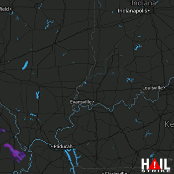 Hail Map Sikeston, MO 07-15-2018