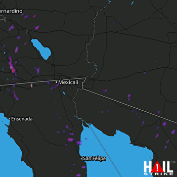 Hail Map YUMA 09-09-2017