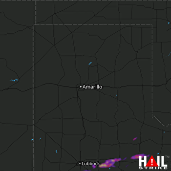 Hail Map Crosbyton, TX 05-25-2022